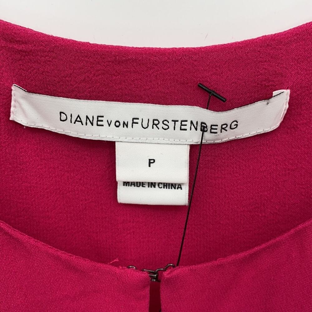 Diane Von Furstenberg Women's Pink Sleeveless Top (See Measurements) - Picture 4 of 8